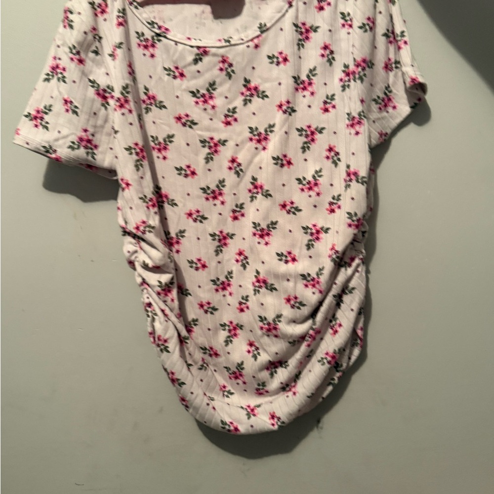 Endless Rose Pink Floral Short Sleeve Top